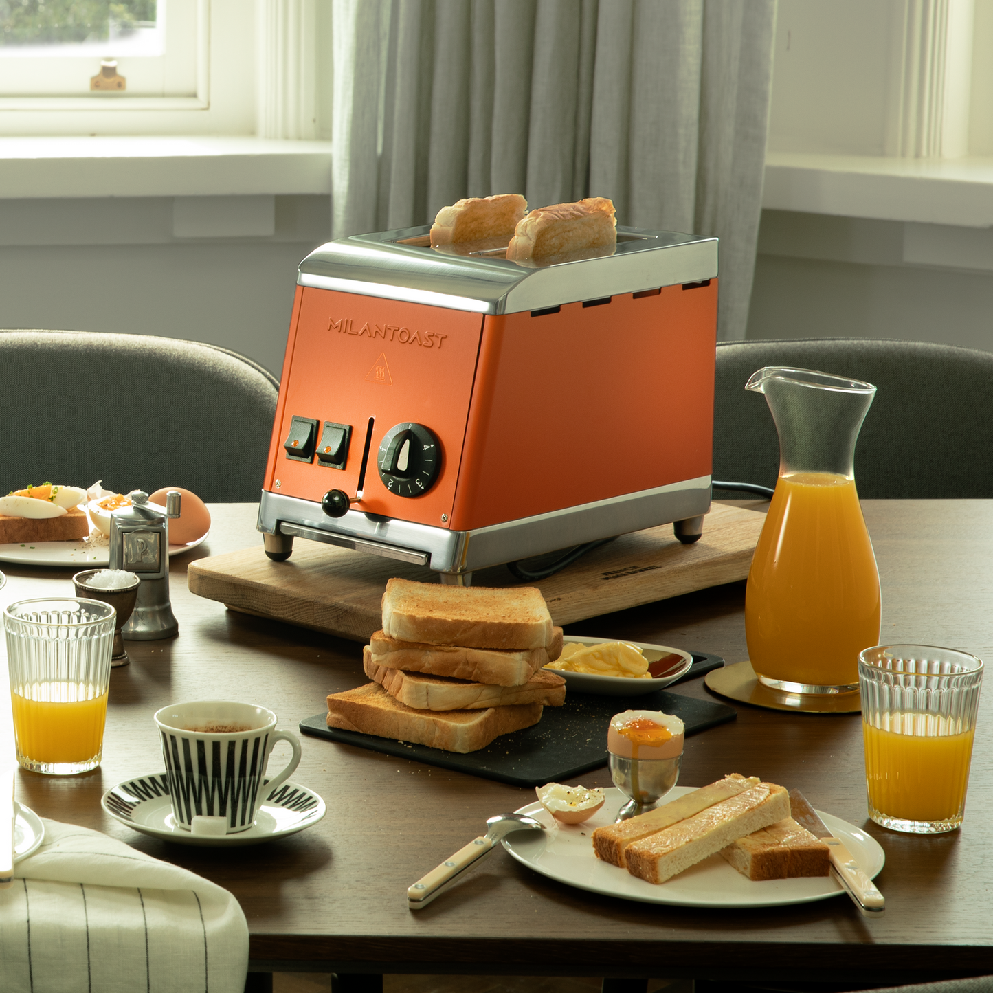2 Slice Toaster - Orange