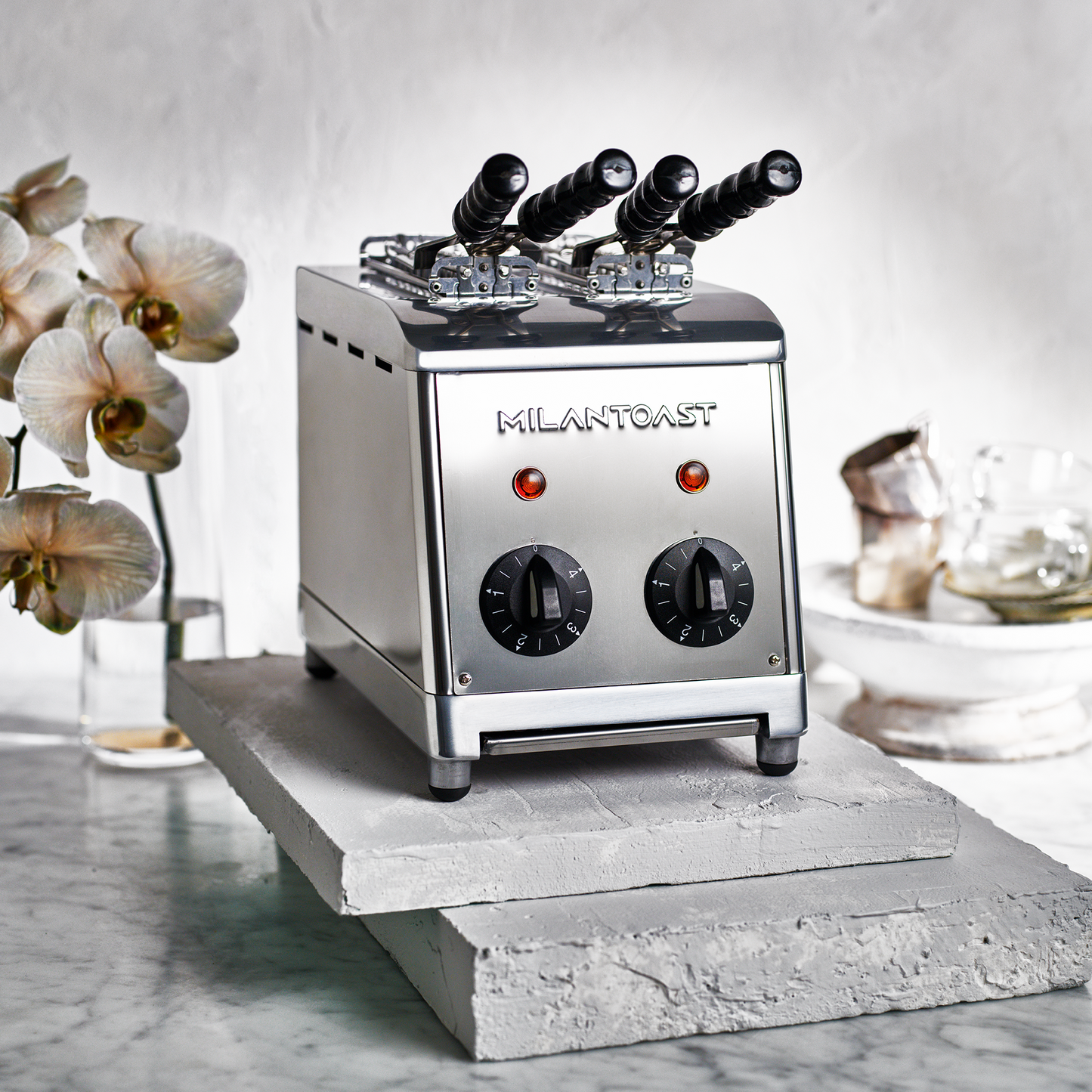 Tong Toaster - Stainless Steel