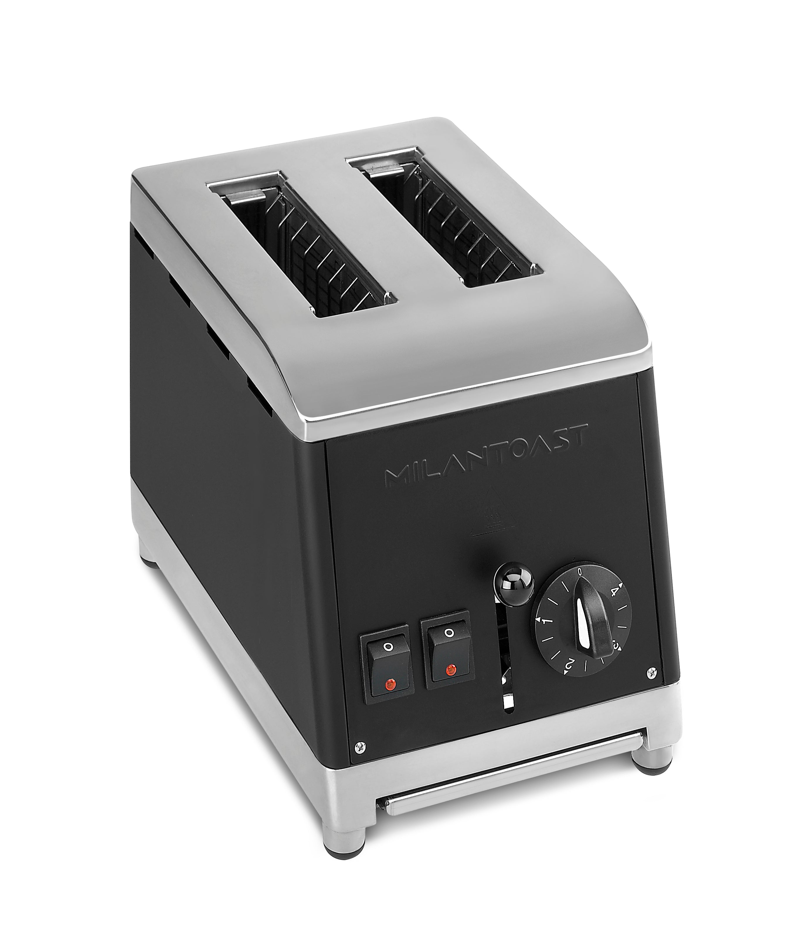 Black 2 slice outlet toaster