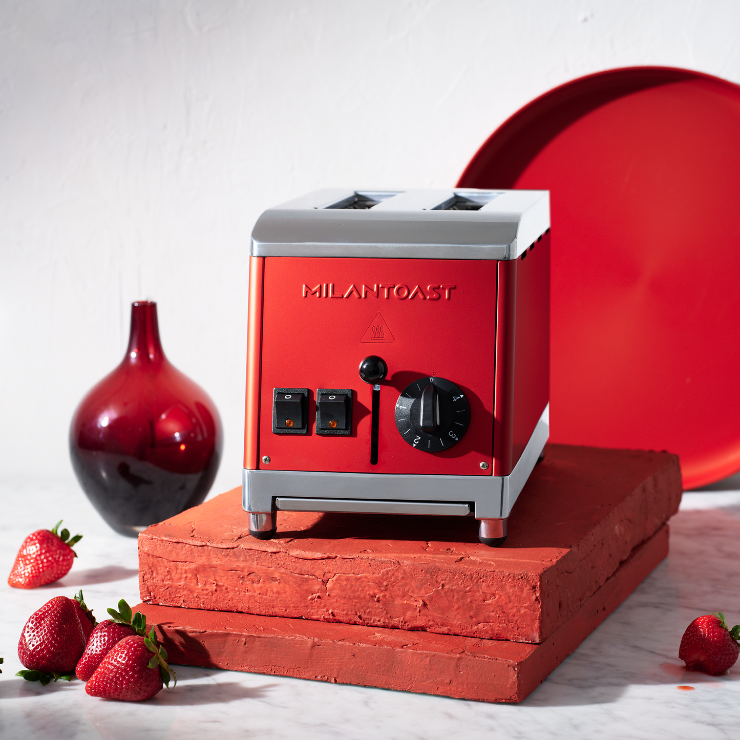 2 Slice Toaster - Red