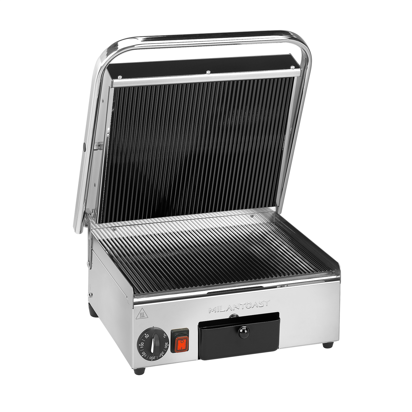 Pro 4 Slice Glass Ceramic Grill - Ribbed/Ribbed