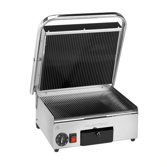 Pro 4 Slice Glass Ceramic Grill - Ribbed/Ribbed