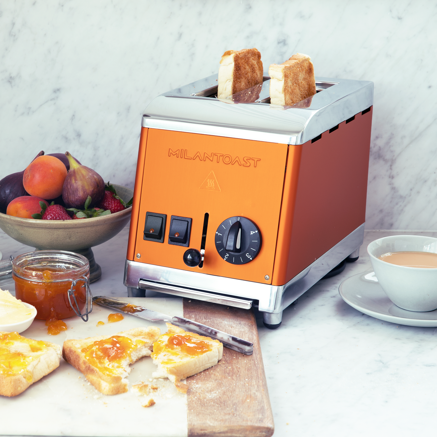 2 Slice Toaster - Orange