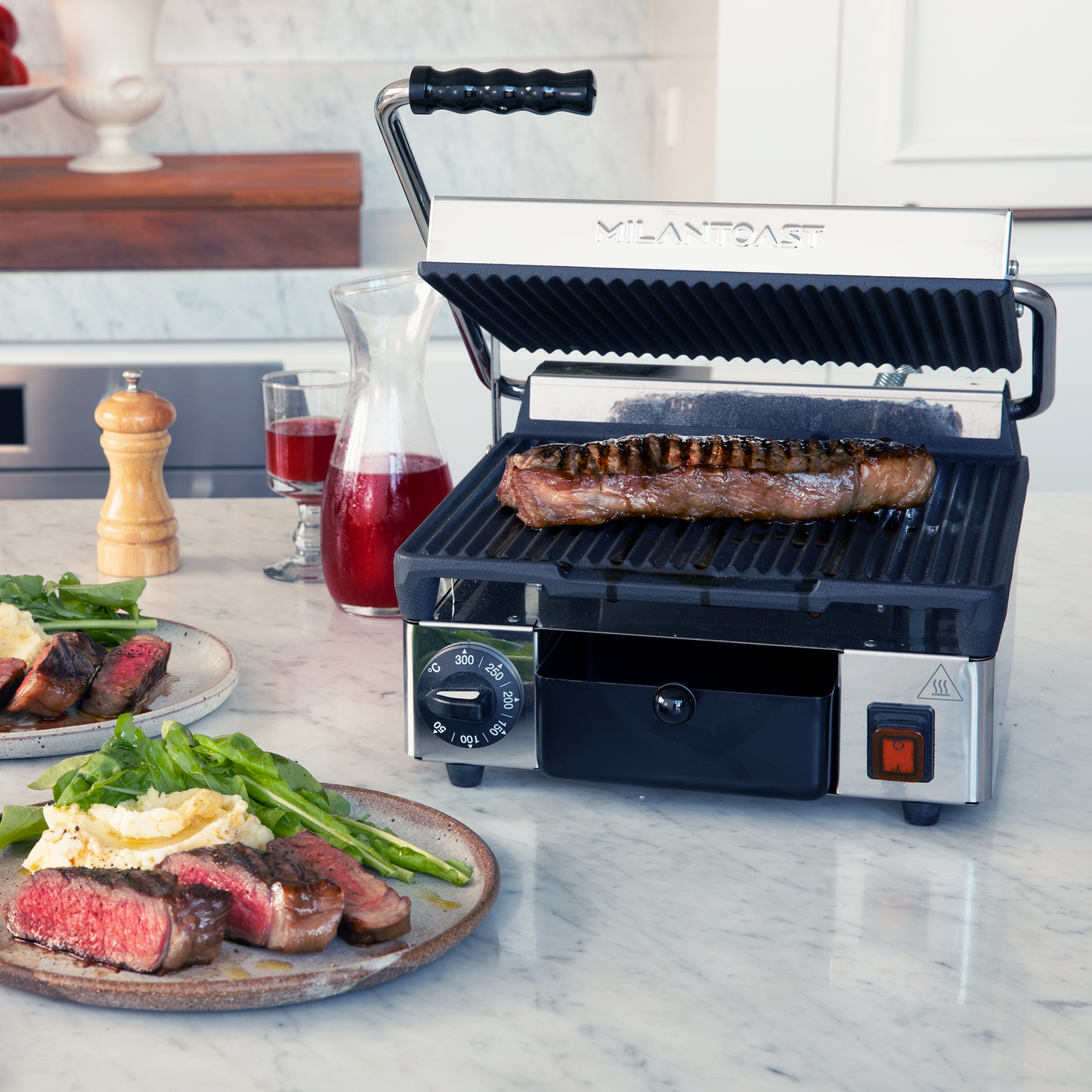 Milantoast cast iron grill the perfect steak